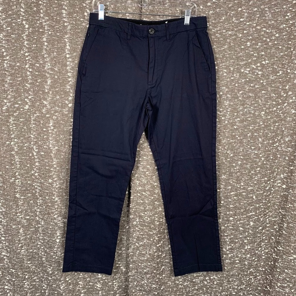 Goodfellow & Co Navy Blue Slim Fit Chino Pants Preppy Office Men's 32x30